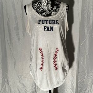 Future Fan Baseball Maternity Tank